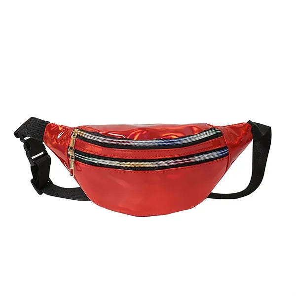 Holographic Waterproof Shiny Waist Bag