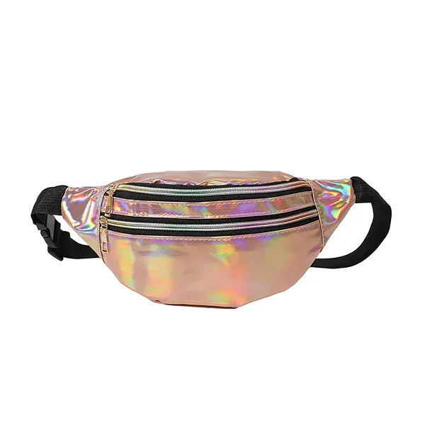 Holographic Waterproof Shiny Waist Bag
