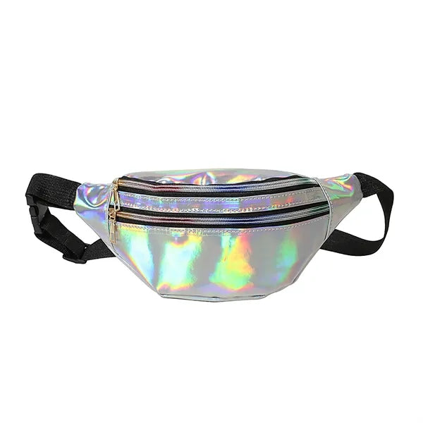 Holographic Waterproof Shiny Waist Bag