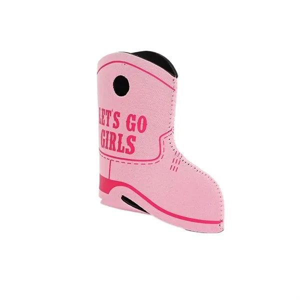 PU Leather Shoe Shape Can Cooler Sleeve