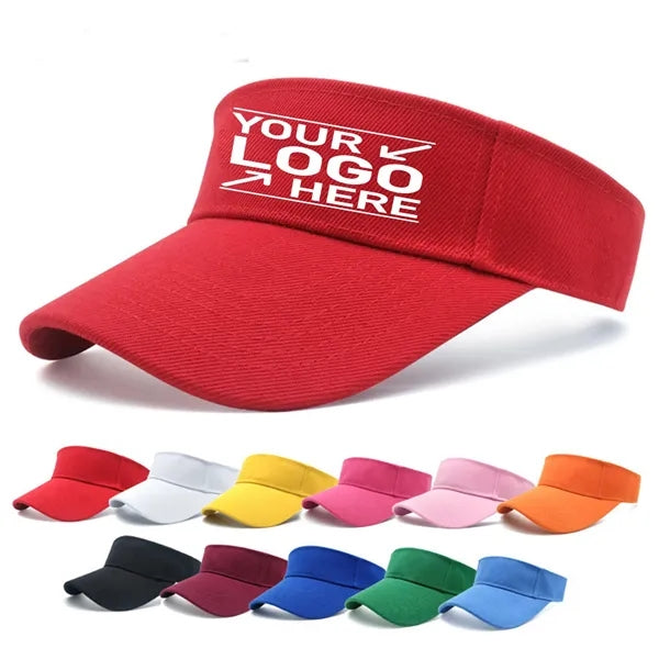 Athletic Mesh Adjustable Empty Top Cotton Sun Visor