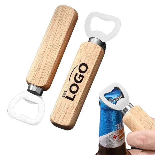 Wood Bottle Popper Opener