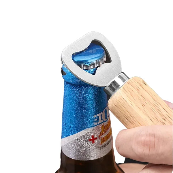 Wood Bottle Popper Opener