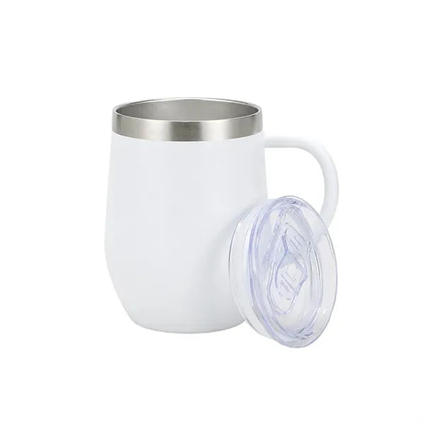 12 oz Stainless Steel Insulated Mug With Handle