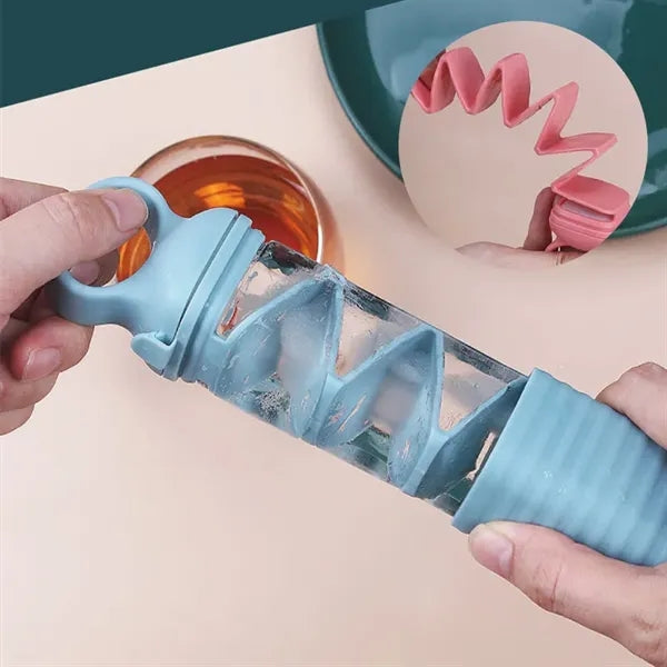 Pull-Out Spiral Ice Cube Tray