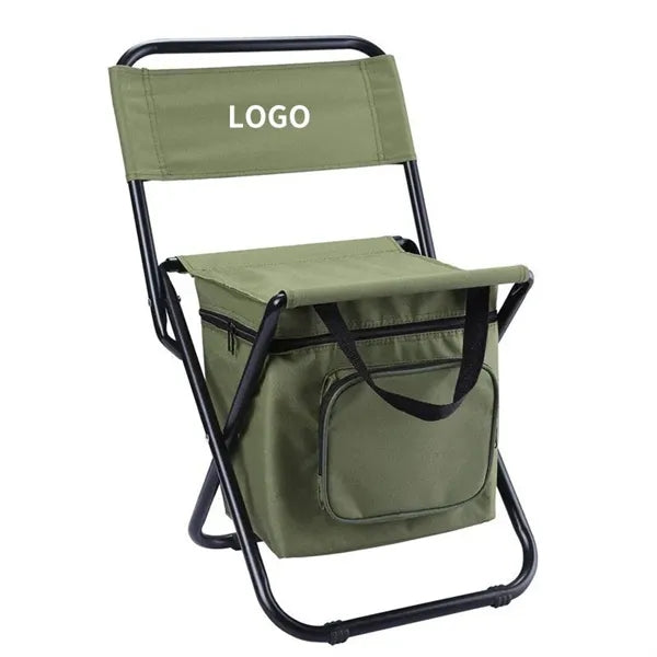 Foldable Insulated Cooler Camping Chair