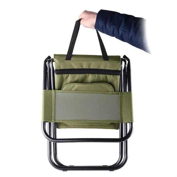 Foldable Insulated Cooler Camping Chair
