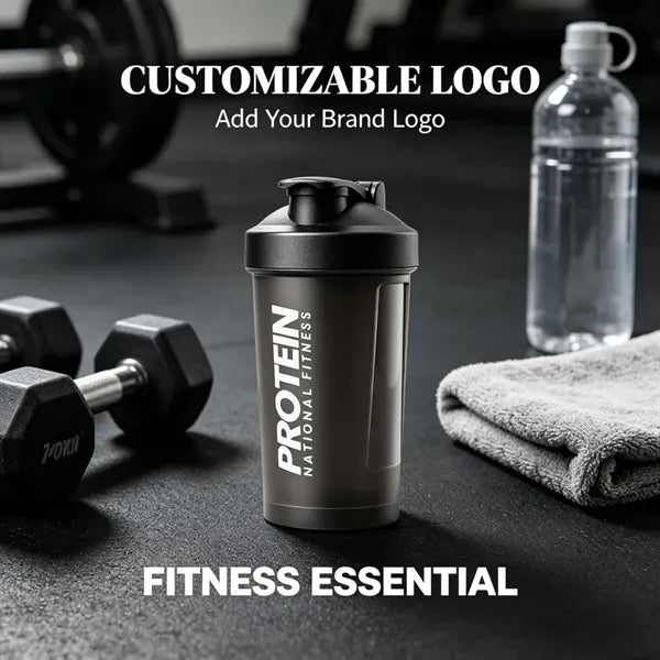 Protein Shaker Bottle, Leak-Proof Fitness Cup