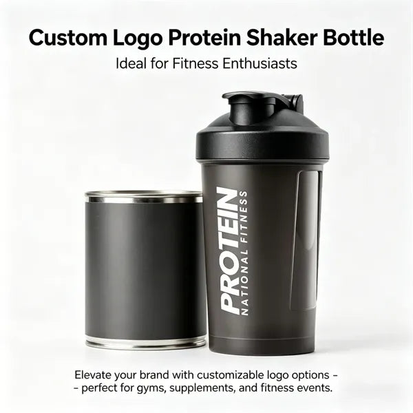 Protein Shaker Bottle, Leak-Proof Fitness Cup