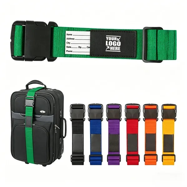 Luggage strap for suitcase