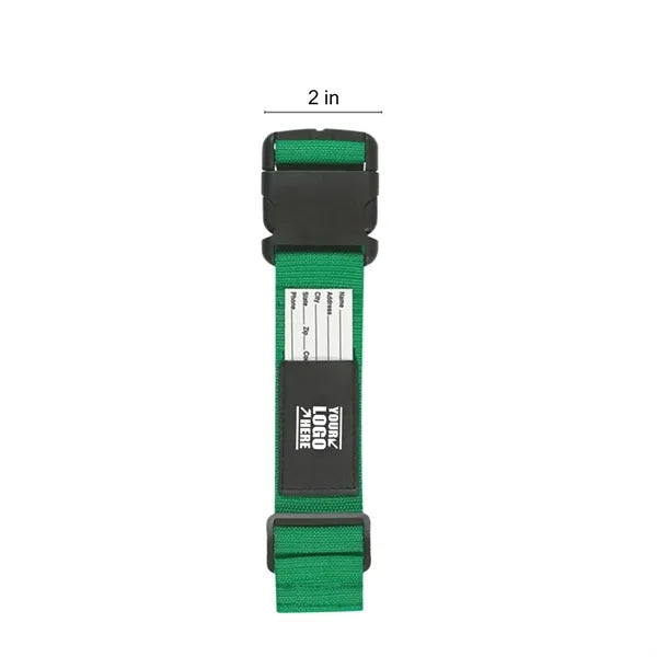 Luggage strap for suitcase