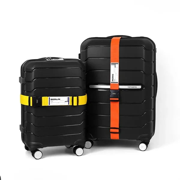 Luggage strap for suitcase