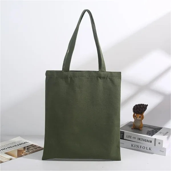 Cotton Canvas Tote Bag (15.74" x 13.77")