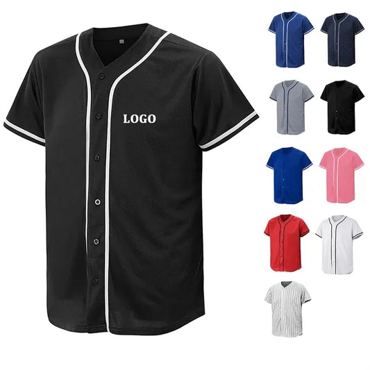 Full Button Baseball Jersey
