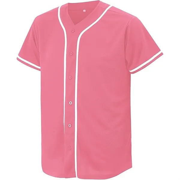 Full Button Baseball Jersey