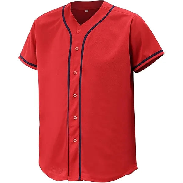 Full Button Baseball Jersey