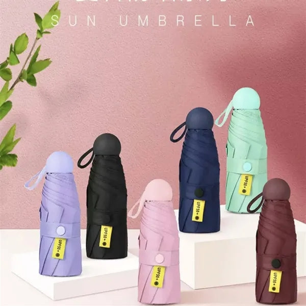 Mini Rain Pocket Umbrella With Case
