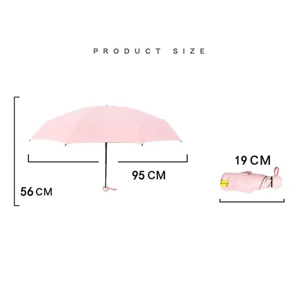 Mini Rain Pocket Umbrella With Case