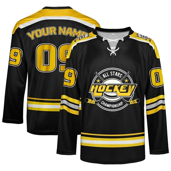 Performance Personalized Ice Hockey Jersey W/Lace