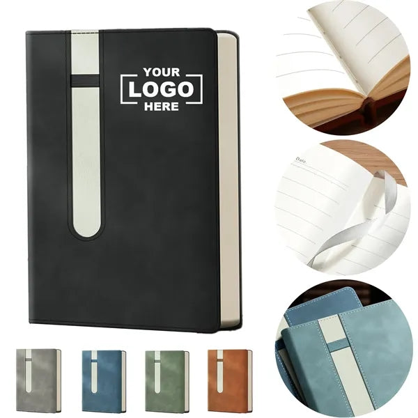A5 Business Notebook with Pen Holder