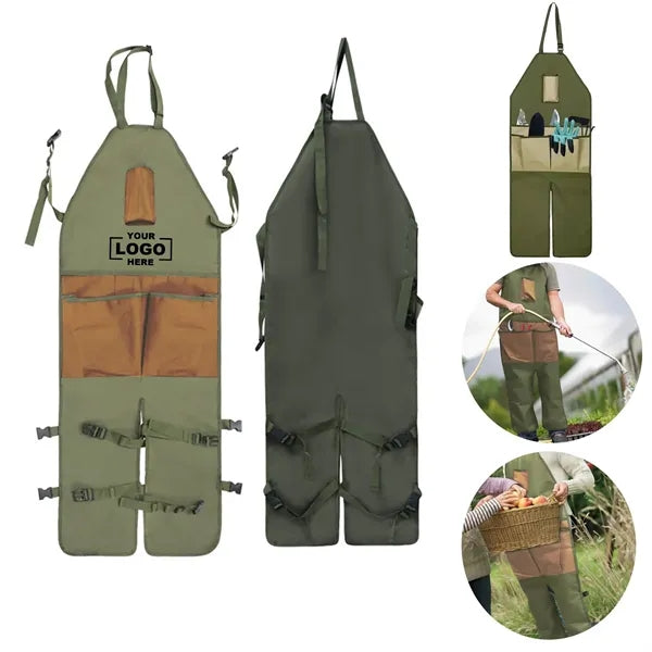 Multi-Pocket Leg Protectors Gardening Apron