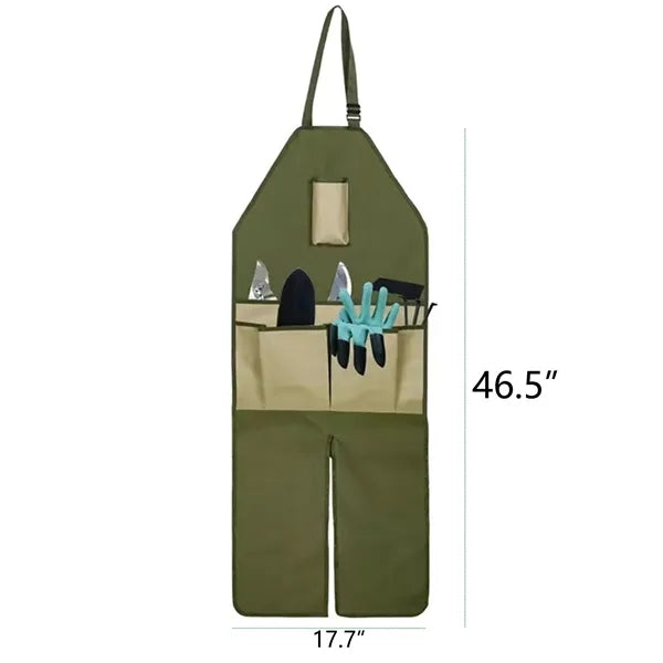 Multi-Pocket Leg Protectors Gardening Apron
