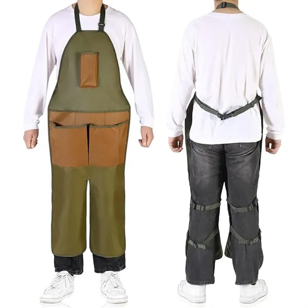 Multi-Pocket Leg Protectors Gardening Apron