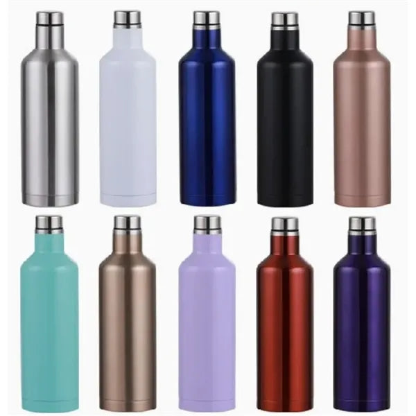 17oz Stainless Steel Wine Bottle
