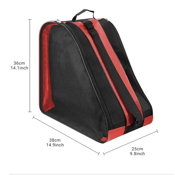 Ventilated Triangular Oxford Cloth Roller Skate Bag
