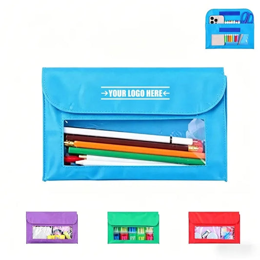 Magnetic storage bag for learning aids