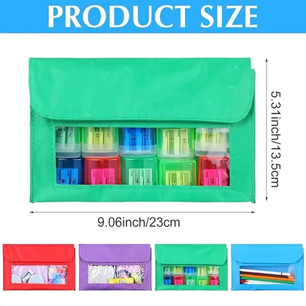Magnetic storage bag for learning aids