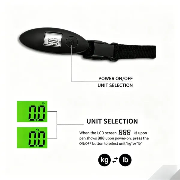 Handheld household electronic weighing device
