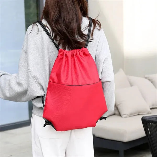 14.17" Gym Drawstring Backpack