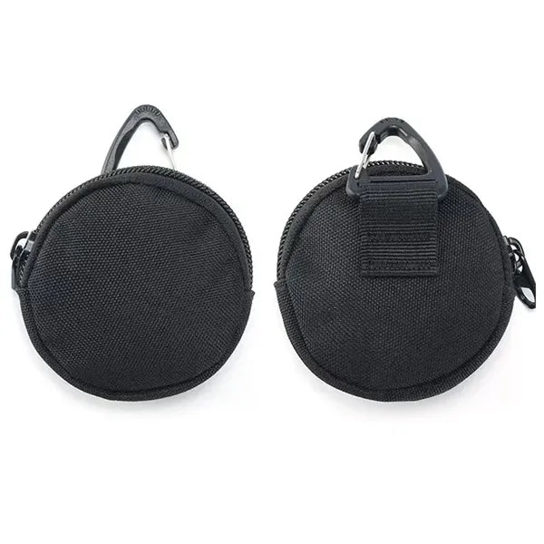 Small Round Zipper Tactical Coin Purse