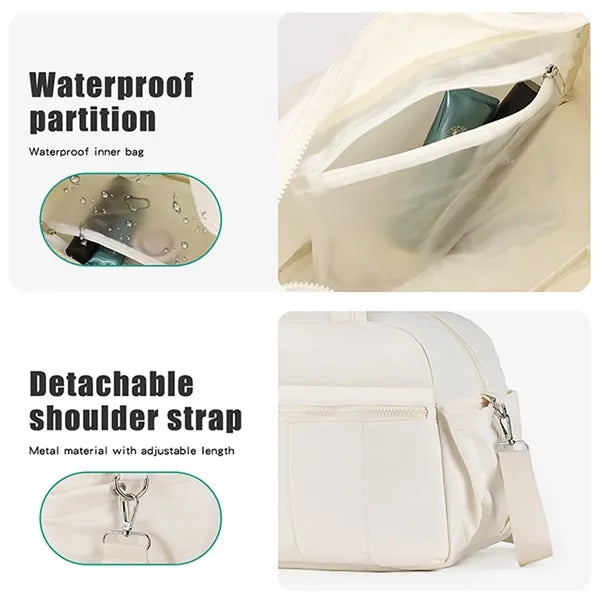Convenient portable travel luggage bag