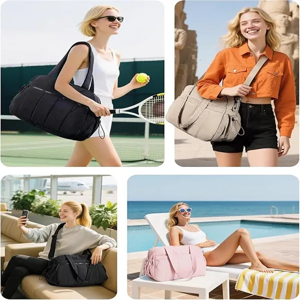 Convenient portable travel luggage bag
