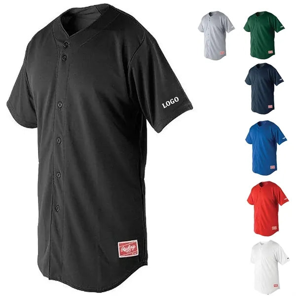Men's Raglan Button Down Sweatshirt