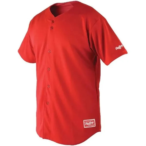 Men's Raglan Button Down Sweatshirt