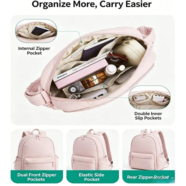 Convenient portable outdoor crossbody bag