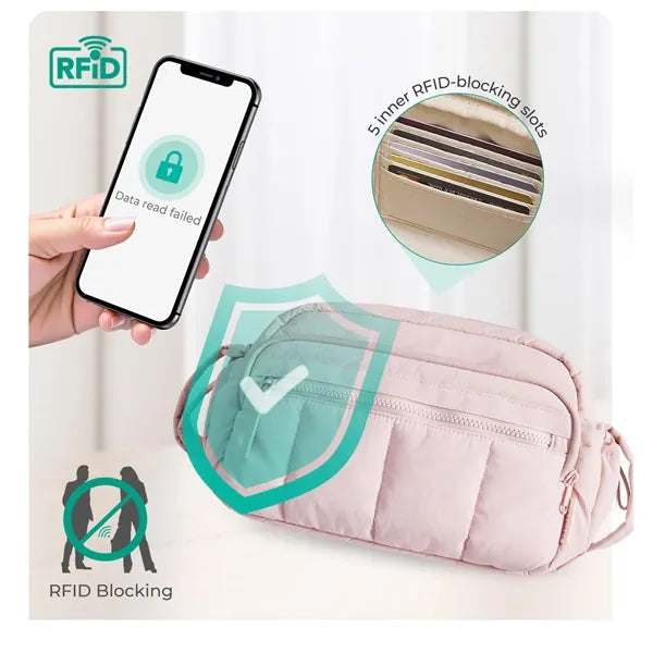 Convenient portable outdoor crossbody bag