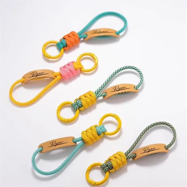 550lb 7-Core Polyester Paracord Keychain