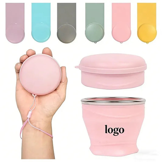6oz Collapsible Travel Cup With Lid
