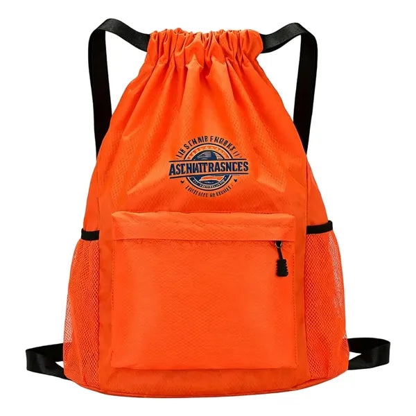 Drawstring Backpack with Custom Logo
