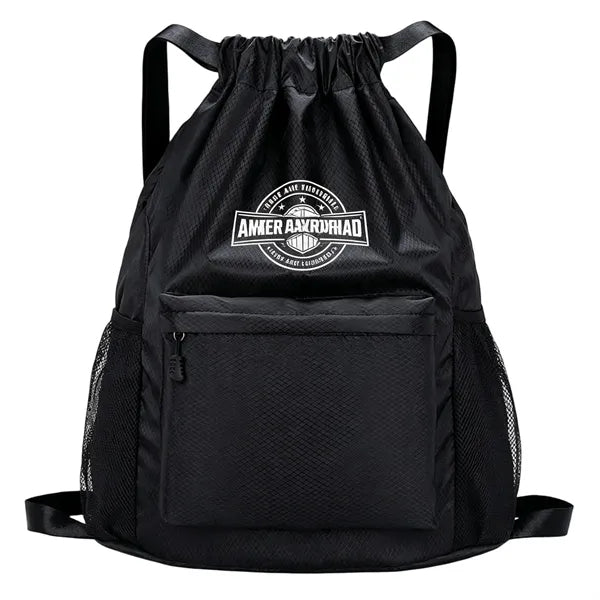 Drawstring Backpack with Custom Logo