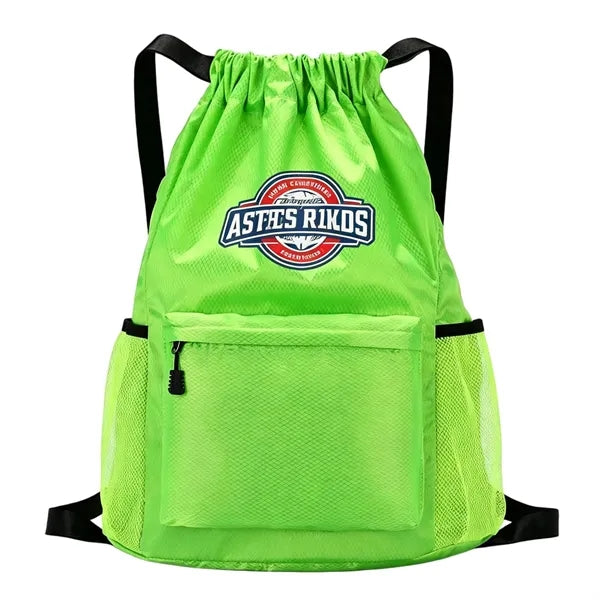 Drawstring Backpack with Custom Logo
