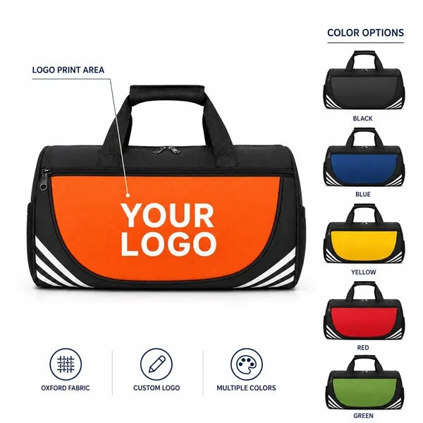 Oxford Cloth Single Shoulder Gym Sports Duffel Bag