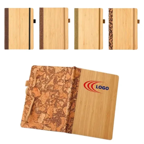 A5 260 Pages Bamboo cover Notebook