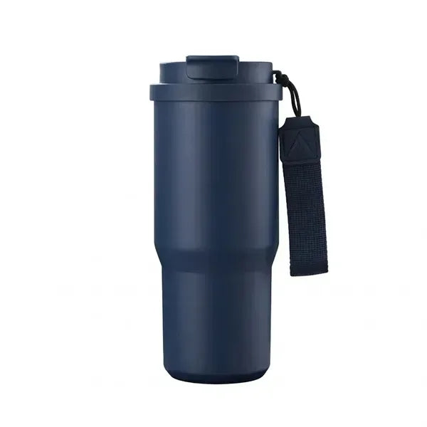 25oz Stainless Steel Travel Mug with Strap