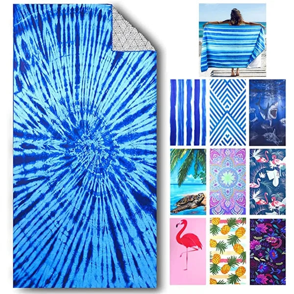 Micro Fiber Full Color Beach Sun Protection Towel