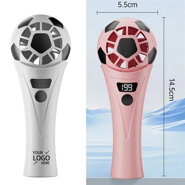 Football Style Handheld World Cup Soccer Desktop Cooling Fan